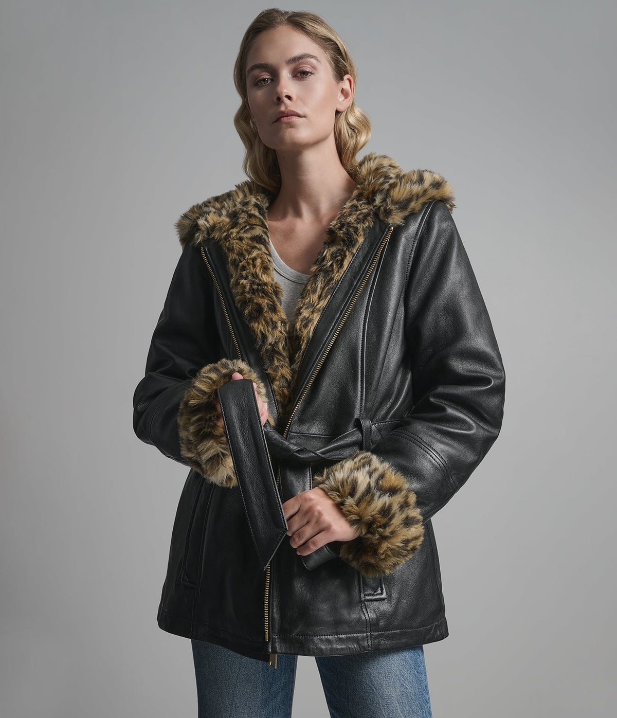 Genevieve Belted Trench Jacket