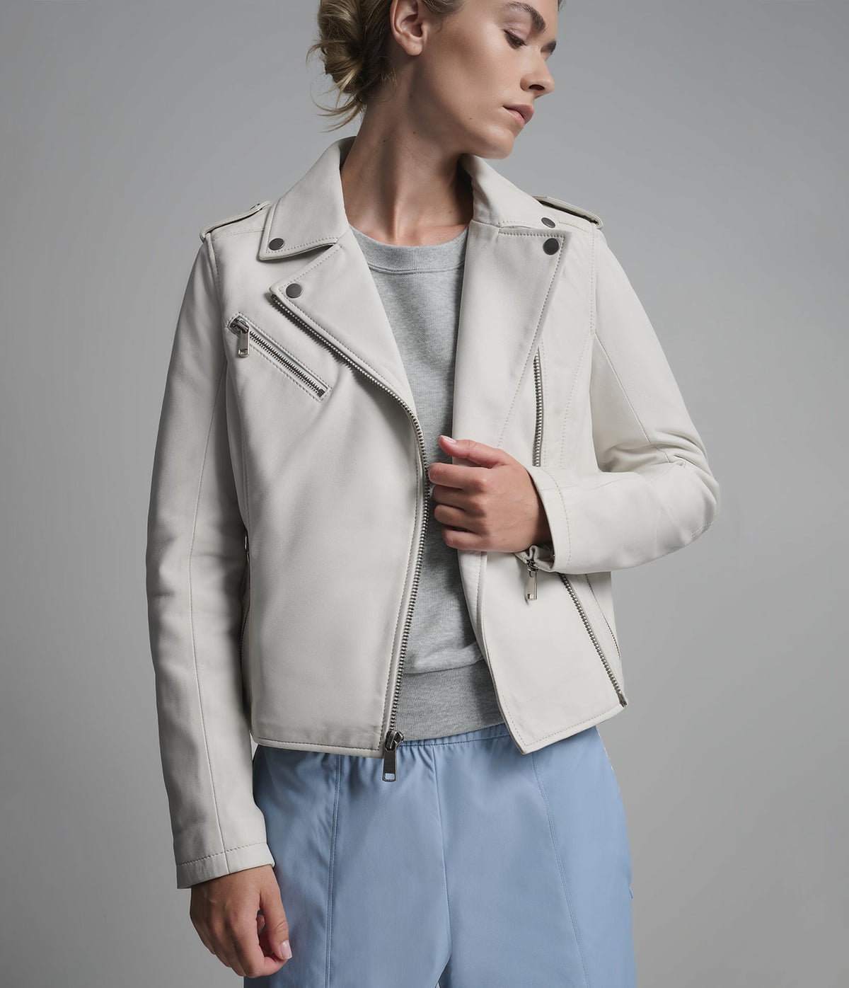 Madeline Quilted Moto Jacket