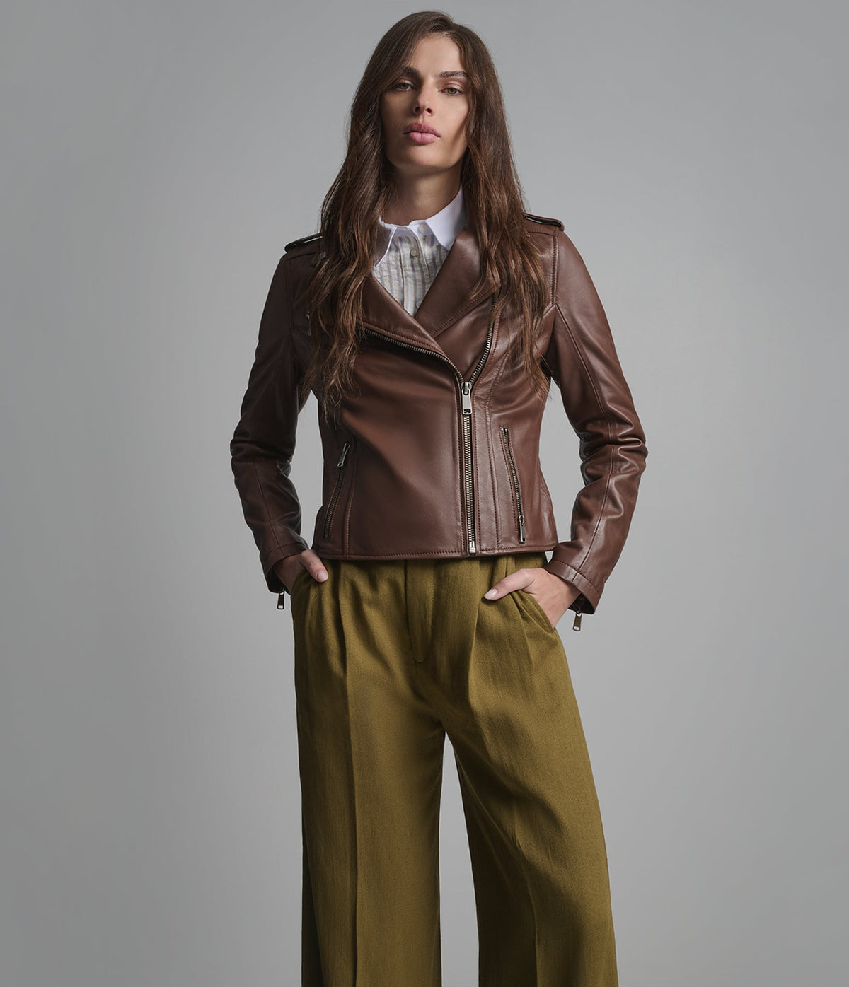Madeline Quilted Moto Jacket