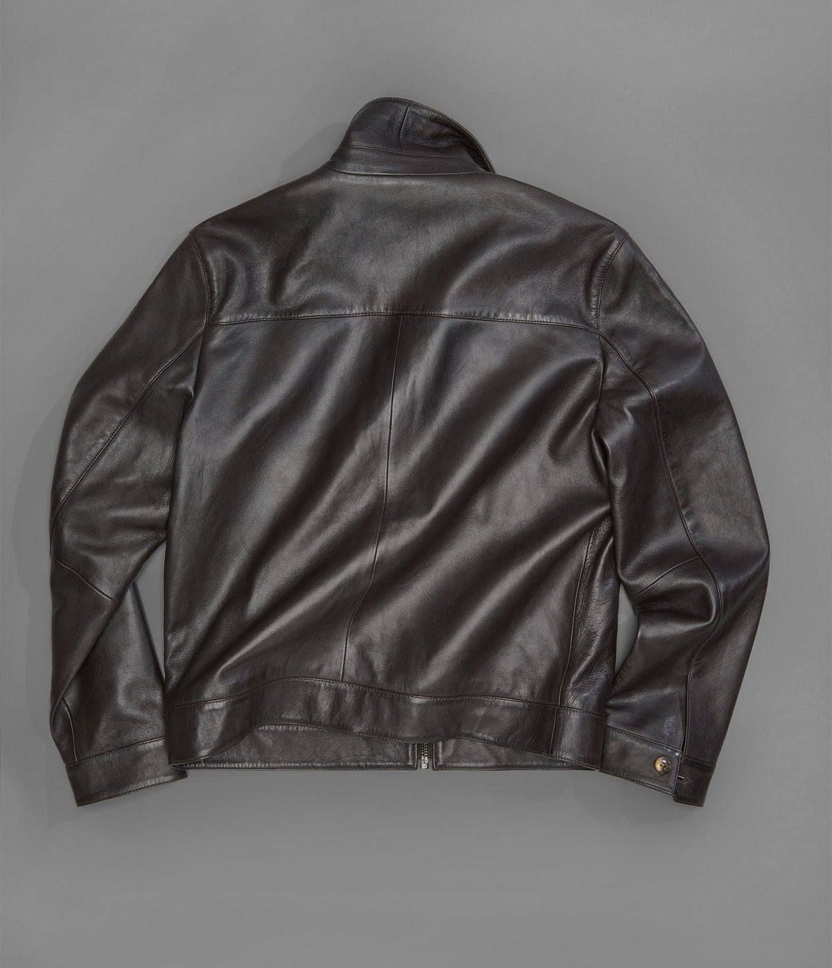 Emerson Leather Zip Shirt Jacket