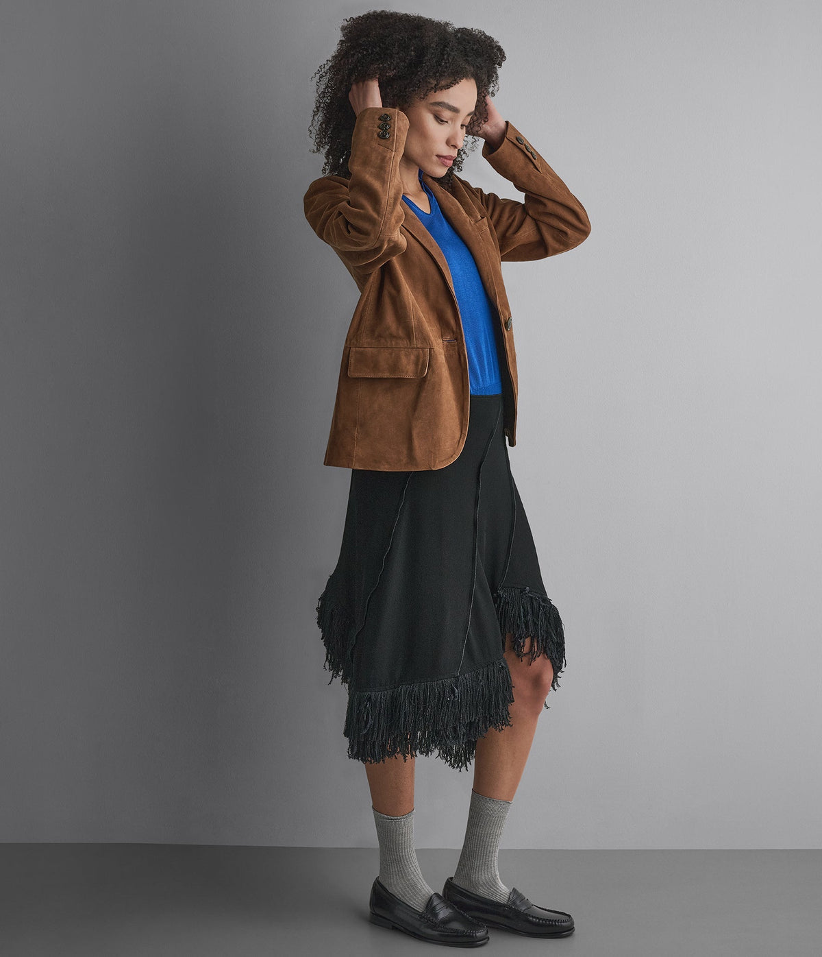 Natalie Suede Blazer