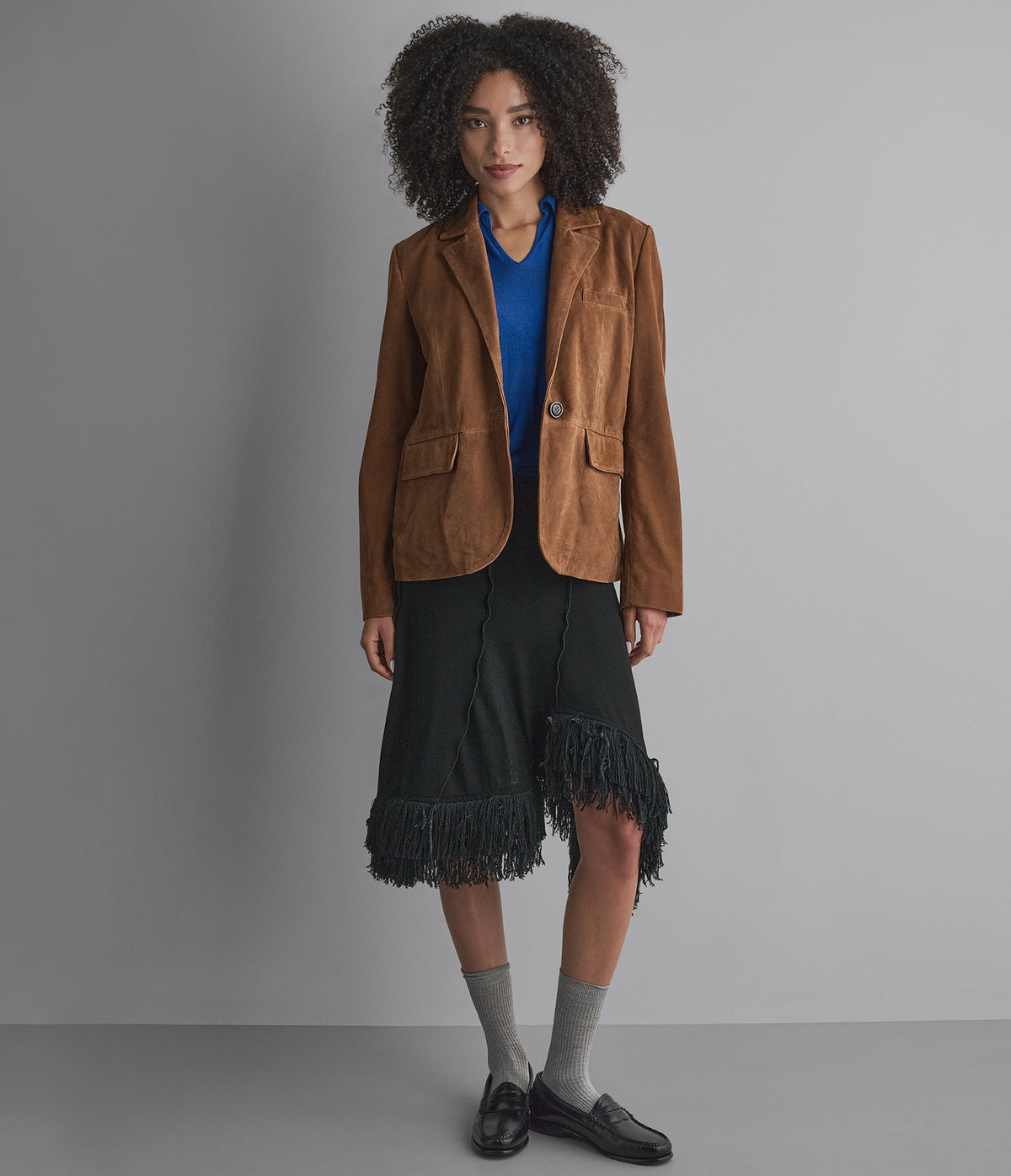 Natalie Suede Blazer