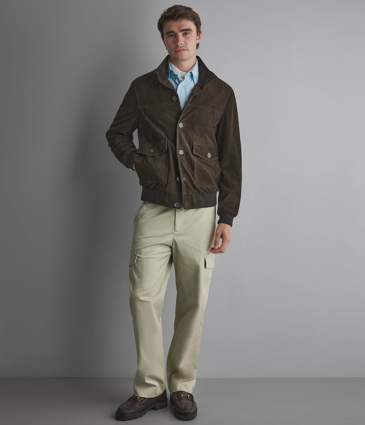 Vincent Suede Bomber