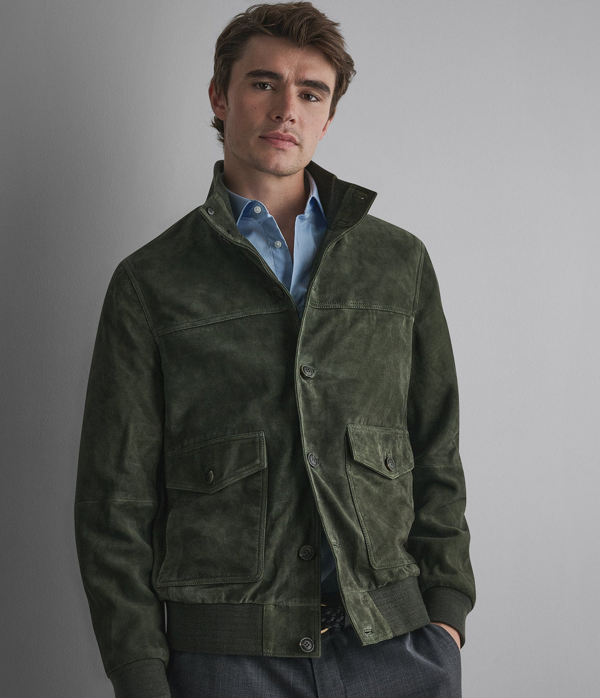 Vincent Suede Bomber
