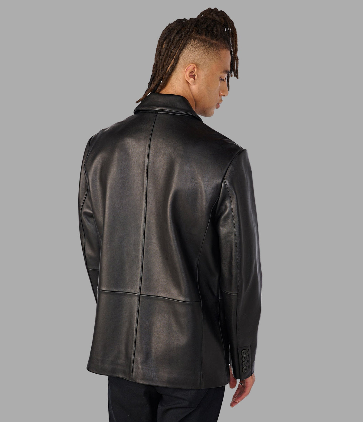 Dylan Genuine Leather Blazer Jacket
