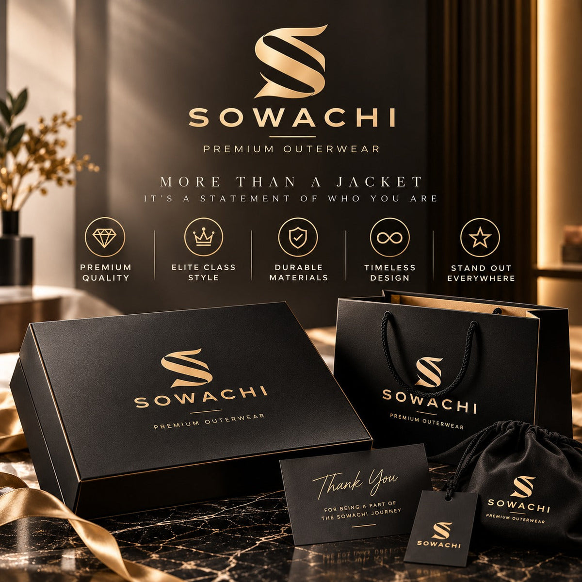 Sowachi Men's Black Asymmetrical Belted Biker Leather Jacket