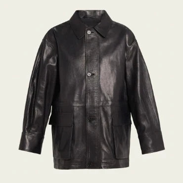 Sowachi Cavella - Women's Black Sheepskin Leather Jackets